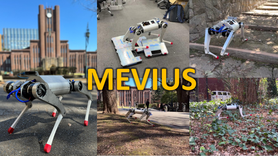 MEVIUS: A Quadruped Robot Easily Constructed through E-Commerce with Sheet Metal Welding and Machining