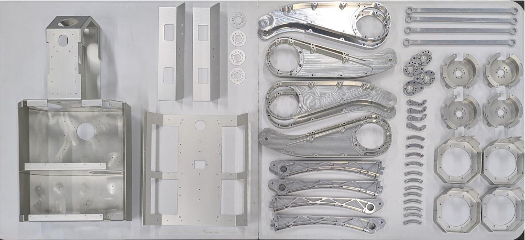 All metal components in MEVIUS2